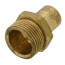 R25 x 1" Male Copper Sweat Fitting Adapter