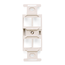 Quickport, Duplex Type 106 Insert, 4-port (Light Almond)