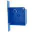 4" ENT Non-Metallic Outlet Box, 2-3/8" Depth, 30.3 Cubic Inch w/ 3/4" Knockouts