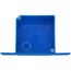 4" Square ENT Non-Metallic Outlet/Switch Box, 2-3/8" Depth, 30.3 Cubic Inch