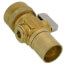 Ball Valve, R25 Thread x 3/4" Copper Adapter