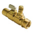 Ball and Balancing Valve, R25 Thread x 3/4" Copper Adapter