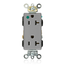 20A Decora Plus Duplex Receptacle/outlet, Hospital Grade, Self-grounding (Brown)