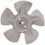 6" Aluminum 5 Blade CCW Hub on Intake Fan Blade