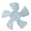 4" Plastic 5 Blade CW Fan Blade, 1/8" Bore