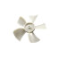 4" Plastic 5 Blade CCW Fan Blade, 1/8" Bore