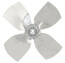 5-1/2" Aluminum 4 Blade CW Intake Hub Fan Blade