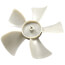 6-1/2" Plastic 5 Blade CW Fan Blade, 3/16" Bore