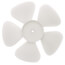 6-5/8" Plastic 5 Blade CW Fan Blade, 7/32" Bore (12 Pitch)