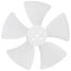 7" Plastic 5 Blade CW Fan Blade (w/ Hub)