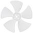 7" Plastic 5 Blade CW Fan Blade (w/ Hub)
