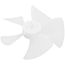 7" Plastic 5 Blade CW Fan Blade (w/ Hub)