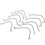 6" Capacitor Jumper w/ 1/4" Female Terminals (10/pack)