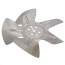6" Aluminum 5 Blade CCW Hubless Fan Blade