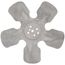 7" Aluminum, 5-Blade, CW Fan Blade (Hubless)