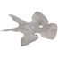 7" Aluminum, 5-Blade, CW Fan Blade (Hubless)
