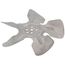7" Aluminum, 5-Blade, CW Fan Blade (Hubless)