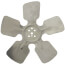 8" Aluminum, 5-Blade, CCW Fan Blade (Hubless)