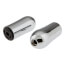 Chrome Metal Lever Handle Accent Set for Roman Tub Faucet Handle (Pack of 2), A64-DELTA
