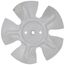 5-1/2" Aluminum, 5-Blade, CW Fan Blade (1/4" Bore)