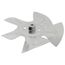 5-1/2" Aluminum, 5-Blade, CW Fan Blade (1/4" Bore)