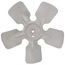 8" Aluminum 5 Blade CCW Fan Blade, 5/16" Bore (w/ Hub)