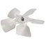 9" Aluminum 5 Blade CCW Fan Blade, 5/16" Bore (w/ Hub)