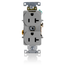 20A Duplex Receptacle/outlet, Self-grounding, Back/Side Wire (Gray)