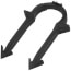 2-1/2" Foam Staples, 300/box