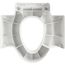 Independence Rise Elongated/Round Plastic 4.5" Raised Toilet Seat, Support Arms, Dual Lock (White)