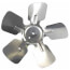 8" Aluminum, 5-Blade, CW Fan Blade (5/16" Bore)