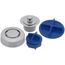 True Blue ABS Full Kit w/ Push n' Pull Stopper, Test Kit (Chrome)
