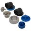 True Blue ABS Half Kit w/ Uni-Lift Stopper, Test Kit & Finished Drain Spud (Brushed Nickel)