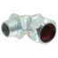 1/2 NPT Iron 0.625 to 0.75" Liquidtight 90-Degree Elbow Strain Relief Cord Grip , 2251