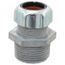1" Zinc 0.625 to 0.75" Liquidtight Straight Strain Relief Cord Grip, 2545-TB