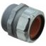 2 NPT Zinc 1.125 to 1.375" Liquidtight Straight Strain Relief Cord Grip, 2-5/8" OAL, 2573