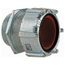 2 NPT Iron 1.75 to 1.965" Liquidtight Straight Strain Relief Cord Grip, 3-1/2" OAL, 2576
