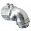 1" FMC Insulated Malleable Iron 90-Degree Elbow Conduit Connector w/ Set Screw, 3137