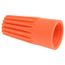 Standard Twist-On Wire Connector, Orange, Corrosion-Resistant, 2 AWG (Pack of 500), 331KP