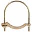 Waterpipe Ground Clamp for Wire Range 4 - 4/0, Water Pipe Size 4" - 5", Bronze Saddle, 3905-TB