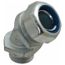 3/4" Malleable Iron 45-Degree Non-Insulated Liquid-Tight Elbow Connector, 5243-TB