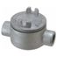 3/4" Ductile Iron GUAC Hazardous Location Conduit Outlet Box w/ Aluminum Cover, 13.3 Cubic Inch, GUAC26-TB