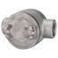 1" Ductile Iron GUAC Hazardous Location Conduit Outlet Box w/ Aluminum Cover, 16.2 Cubic Inch, GUAC36-TB