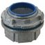 1-1/2" Zinc Hub Connector w/ Insulating Throat, BUNA-N Sealing Ring for Rigid/IMC Conduit, H150-TB