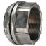 3" Zinc Hub Connector w/ Insulating Throat, BUNA-N Sealing Ring for Rigid/IMC Conduit, H300-TB