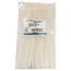 7.5" Long, Natural, Nylon, Standard Cable Ties (Pack of 100), L-7-50ID-9-C