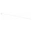 8" Long, Natural, Nylon, Standard Cable Ties (Pack of 100), L-8-120-9-C