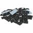 Black, Nylon, Four Way Cable Tie Mounting Pad (Pack of 100), MPNY-1000-0-C