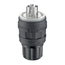 20A, 120/208V 3-Phase Y, NEMA L21-20P, 4P, 5W, Locking Plug, Grounding, Wetguard (Black)