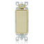 15A Decora Single-pole Switch, Self-grounding (Ivory)